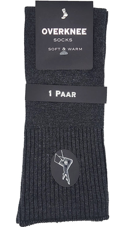 Overknee sokken kabelpatroon 1 paar (44009)