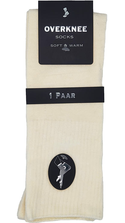 Overknee sokken kabelpatroon 1 paar (44009)