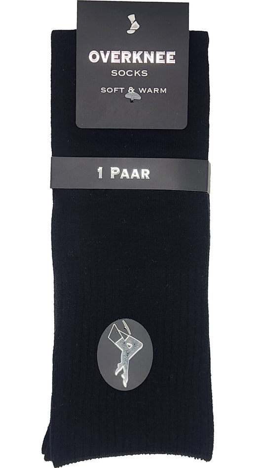 Chaussettes hautes à motif torsadé 1 paire (44009)