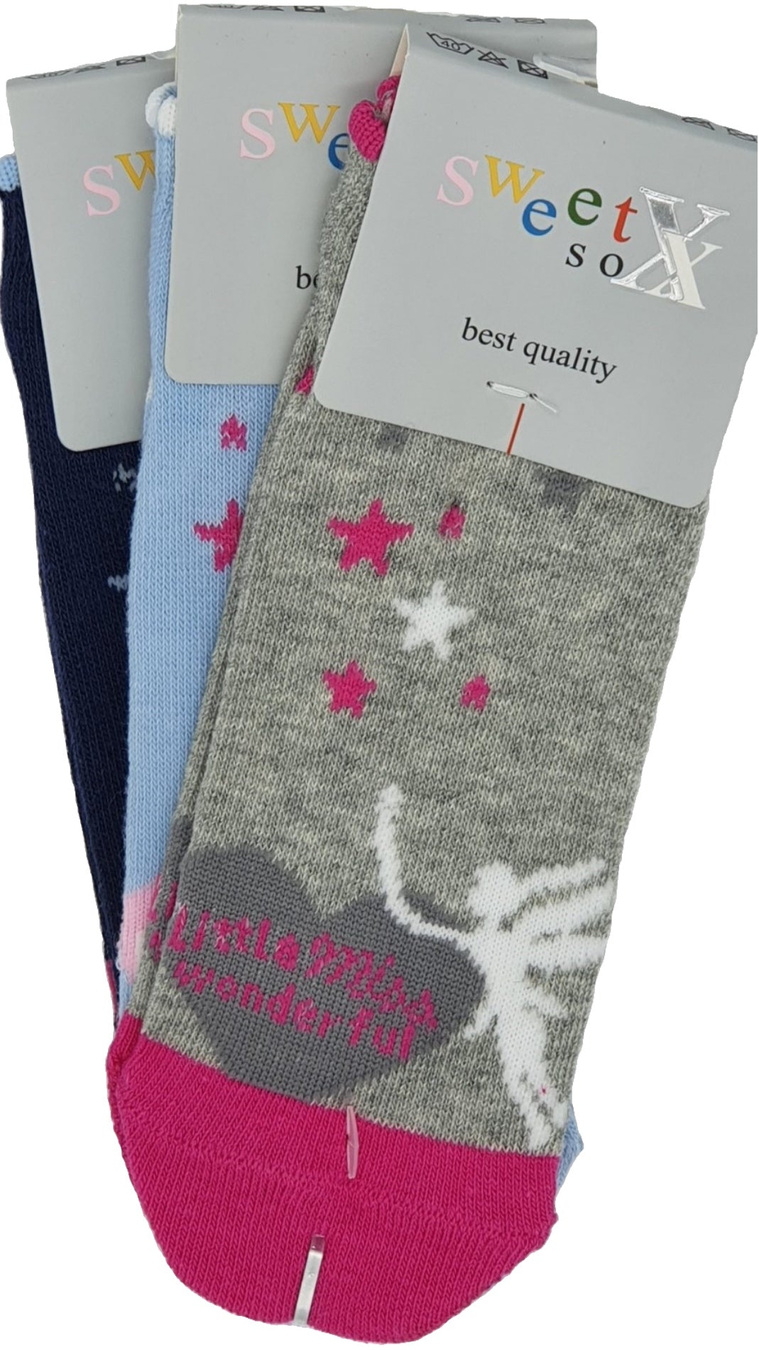 Maat kindersneakers 23-38 Little Miss Wonderful 3 paar (56359)
