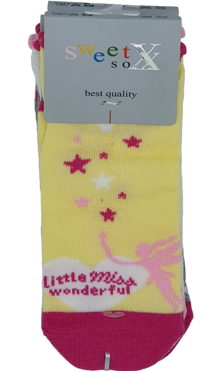 Maat kindersneakers 23-38 Little Miss Wonderful 3 paar (56359)