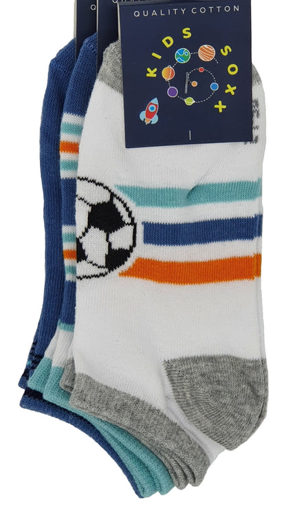 Taille des baskets pour enfants Ballon de foot 23-38 3 paires (56235)